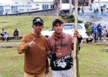 Desa Molobog Barat Juara 1 Lomba Permainan Tradisional Langkadan KNPI Boltim