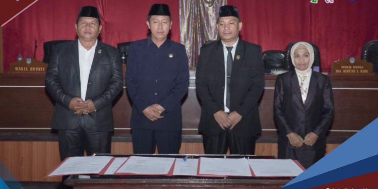 Bupati dan Wabup Ikuti Rapat Paripurna Tahap II Tentang Penetapan KUA-PPAS 2023