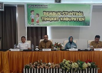 Pj Bupati Limi Buka Rembuk Stunting tingkat Kabupaten