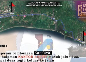 Dana-dana Massal dan Karnaval Budaya Semarakkan HUT ke-14 Boltim
