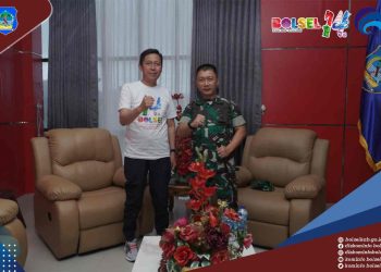 Iskandar Kamaru Sambut Silahturahmi Dandim 1303 Bolmong di Bolsel