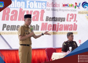 Jadi Narasumber di Dialog Fokus Refleksi 14 Tahun Kabupaten Bolsel, Bupati Bolsel Paparkan Kemajuan Daerah