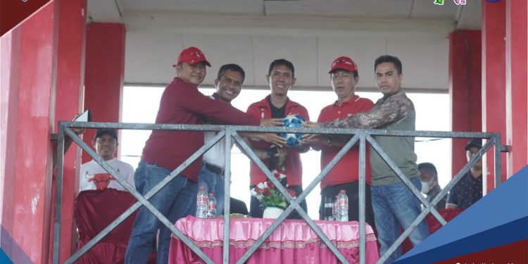 Bupati dan Wabup Bolsel Hadiri Pembukaan Turnamen Sepakbola Kapolres Cup dan Kejari Cup