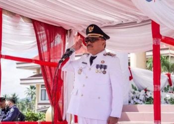 Pj Bupati Bolmong jadi Inspektur Upacara HUT RI ke-77