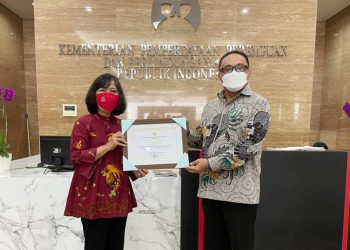 Bupati Bolmong Terima Penghargaan KLA Pratama dari Kementerian PPPA RI