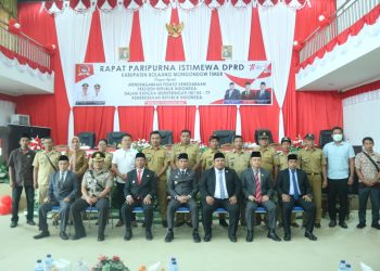 Bupati Boltim Hadiri Paripurna Mendengarkan Pidato Kenegaraan