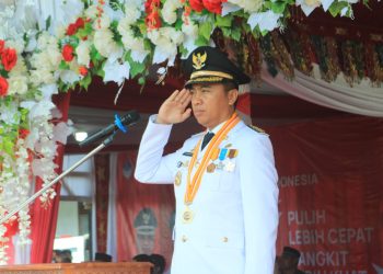 Bupati Boltim Pimpin Upacara Kemerdekaan RI ke-77