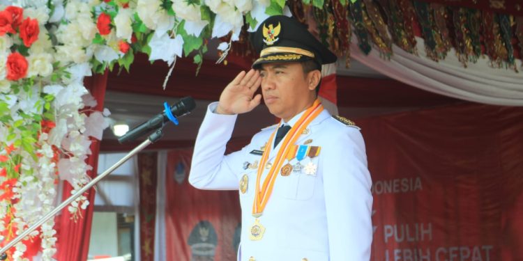 Bupati Boltim Pimpin Upacara Kemerdekaan RI ke-77