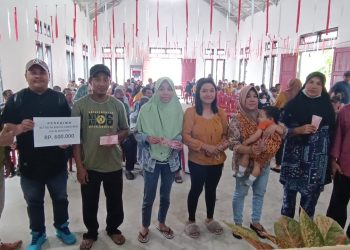 Pemdes Candi Rejo Salurkan BLT DD Tahap III serta Bantuan Pupuk dan Bibit kepada Kelompok Tani