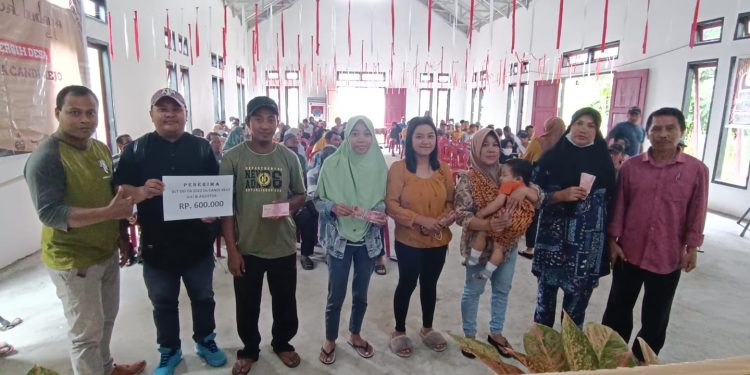 Pemdes Candi Rejo Salurkan BLT DD Tahap III serta Bantuan Pupuk dan Bibit kepada Kelompok Tani