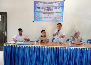 Pemdes Purworejo Tengah Gelar Rembuk Stunting