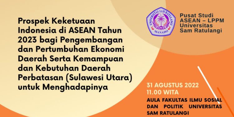 Bupati Boltim Jadi Narasumber dalam Seminar yang Digelar Pusat Studi ASEAN LPPM Unsrat