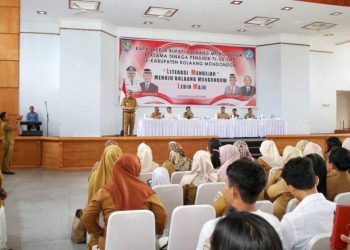 Raker Bersama Tenaga Pendidik, Bupati Limi Ajak Majukan Pendidikan di Bolmong