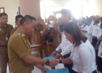 Lantik 122 Anggota BPD, Bupati Boltim Ingatkan Soal Fungsi Pengawasan