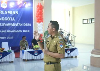 Usai Lantik 122 Anggota BPD, Bupati Boltim Beri Materi Tentang Regulasi dan Tupoksi BPD