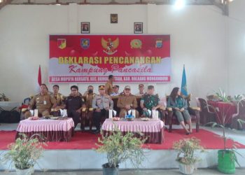 Pj Bupati Limi Canangkan Desa Mopuya sebagai Kampung Pancasila