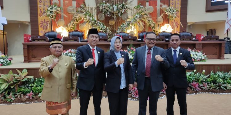 Bupati Boltim Hadiri Paripurna HUT ke-58 Provinsi Sulut