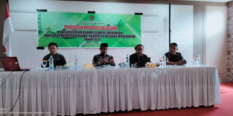 Penguatan Moderasi Beragama Program Prioritas Kemenag Bolmong
