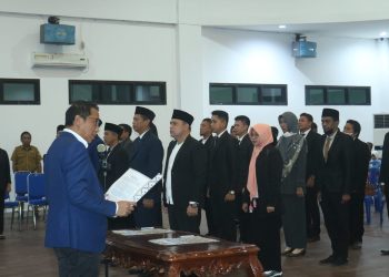 Ini Nama-nama 34 ASN yang Dilantik Bupati Boltim
