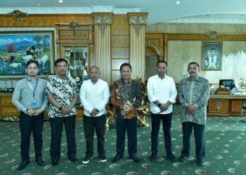 Bupati bersama DPRD Bertemu Rektor, Rencanakan Kerjasama Pemkab Boltim dan Unikom Bandung