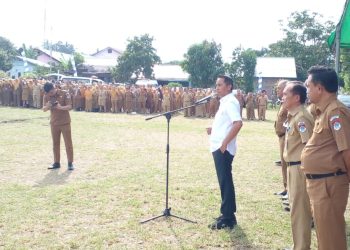 Bupati Boltim Pimpin Apel Kerja Bersama di 3 Kecamatan