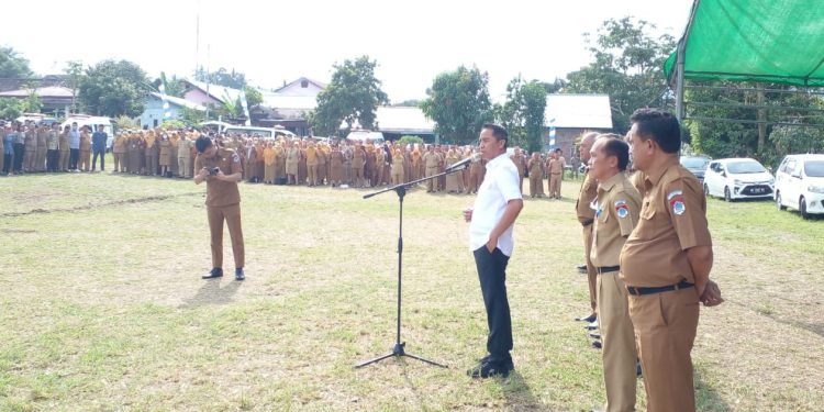 Bupati Boltim Pimpin Apel Kerja Bersama di 3 Kecamatan
