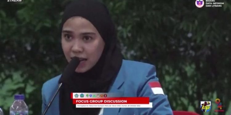 Mitha Mokodompit Jadi Narsum di Kegiatan FGD KNPI
