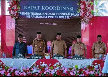 Ketua DPRD Hadir di Rakor Pengintegrasian Data PAUD ke Aplikasi SI PINTER Bolsel