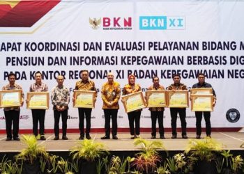 Pemkab Boltim Terima Penghargaan Penilaian Kompetensi ASN