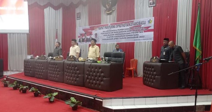 DPRD Kotamobagu Gelar Paripurna Tahap I KUA-PPAS Perubahan APBD