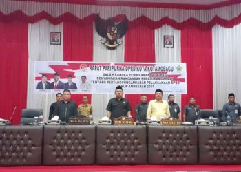 DPRD Kotamobagu Sepakati Pertanggungjawaban APBD 2021 Dibahas ke Tingkat Selanjutnya