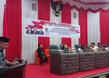 DPRD Kotamobagu Gelar Paripurna Penyampaian Ranperda Pertanggungjawaban APBD TA 2021