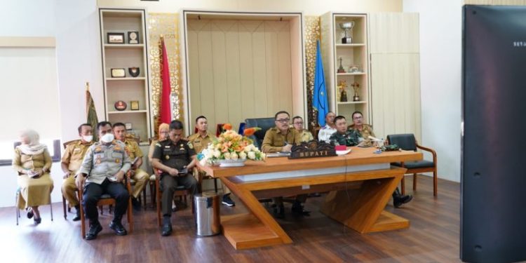 Bupati Limi Ikut Rakor Pengendalian Inflasi Daerah