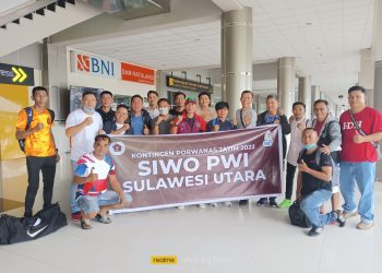 Kontingen SIWO PWI Sulut, Bertolak ke Porwanas Jatim