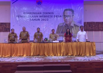 Dinas Kominfo Ajari Operator Desa Cara Kelola Website