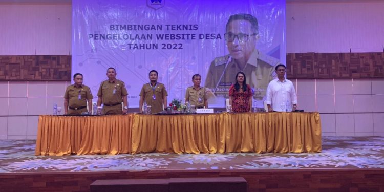 Dinas Kominfo Ajari Operator Desa Cara Kelola Website