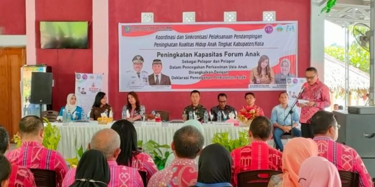 Bupati Limi Mokodompit Hadiri Deklarasi Pencegahan Perkawinan Usia Anak