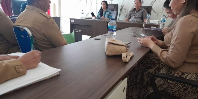 Komisi II DPRD Bolmong RDP dengan Dinas PUPR dan BPN