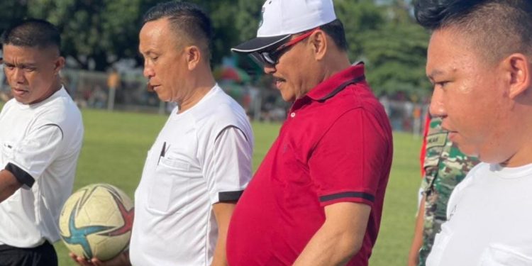 Bupati Limi Resmi Buka Laga Perdana Cabor Sepakbola Porprov ke-XI Sulawesi Utara