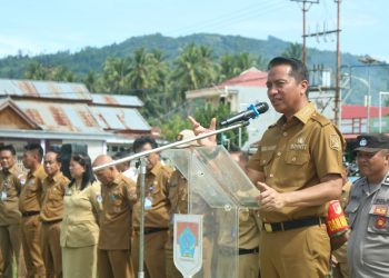 Apel Kerja di Kecamatan Nuangan-Motongkad, Bupati Pantau Kinerja Pegawai