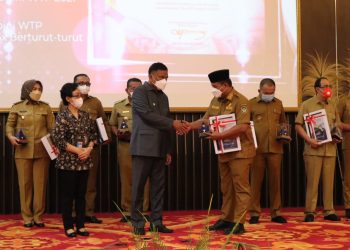 Wabup Deddy Abdul Hamid Hadiri Penyerahan DIPA Tahun Anggaran 2023, di Gedung Keuangan Negara