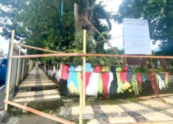 Dinas PUPR Targetkan Proyek Alun -alun Lapangan Boki Hotinimbang Selesai Akhir Tahun Ini