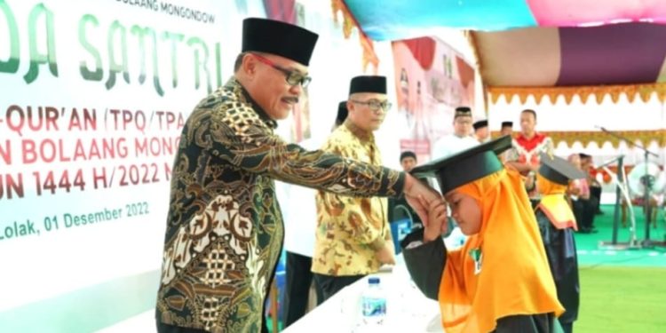 Wisuda Santri TPQ se-Bolmong, Ini Pesan Bupati Limi