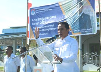 Bupati Boltim Pimpin Apel Kerja Perdana 2023