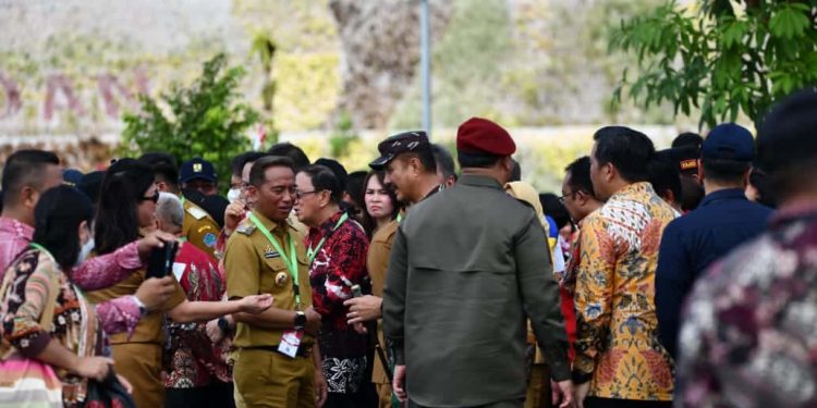 Bupati Boltim Hadir Dalam Kunker Presiden di Manado