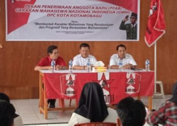 Wawali Hadiri Kegiatan PPAB GMNI DPC Kotamobagu