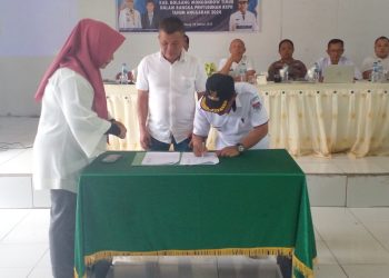 Pemdes Purworejo Tengah Hadiri Musrenbang Kecamatan Penyusunan RKPD TA 2024