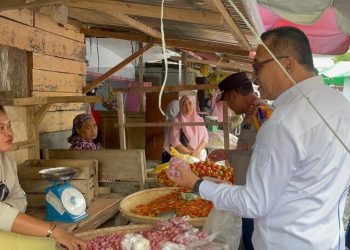 Bupati Limi Mokodompit Turun Langsung Pantau Harga Bapok Pasar Lolak