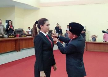 Gita Tuuk Resmi Jadi Anggota DPRD Bolmong Lewat Pelantikan PAW