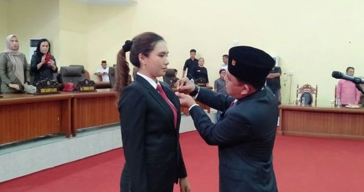 Gita Tuuk Resmi Jadi Anggota DPRD Bolmong Lewat Pelantikan PAW